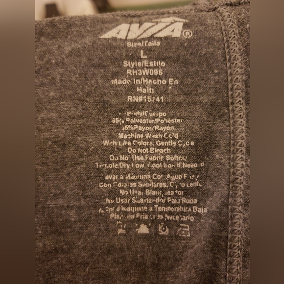 Avia size lg top with a hood grey color - Picture 5 of 5